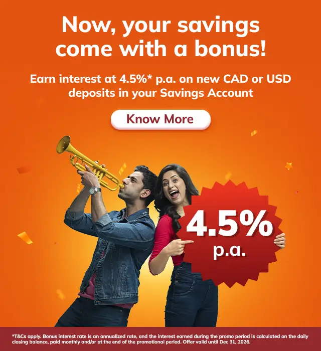 Bonus interest rate offer